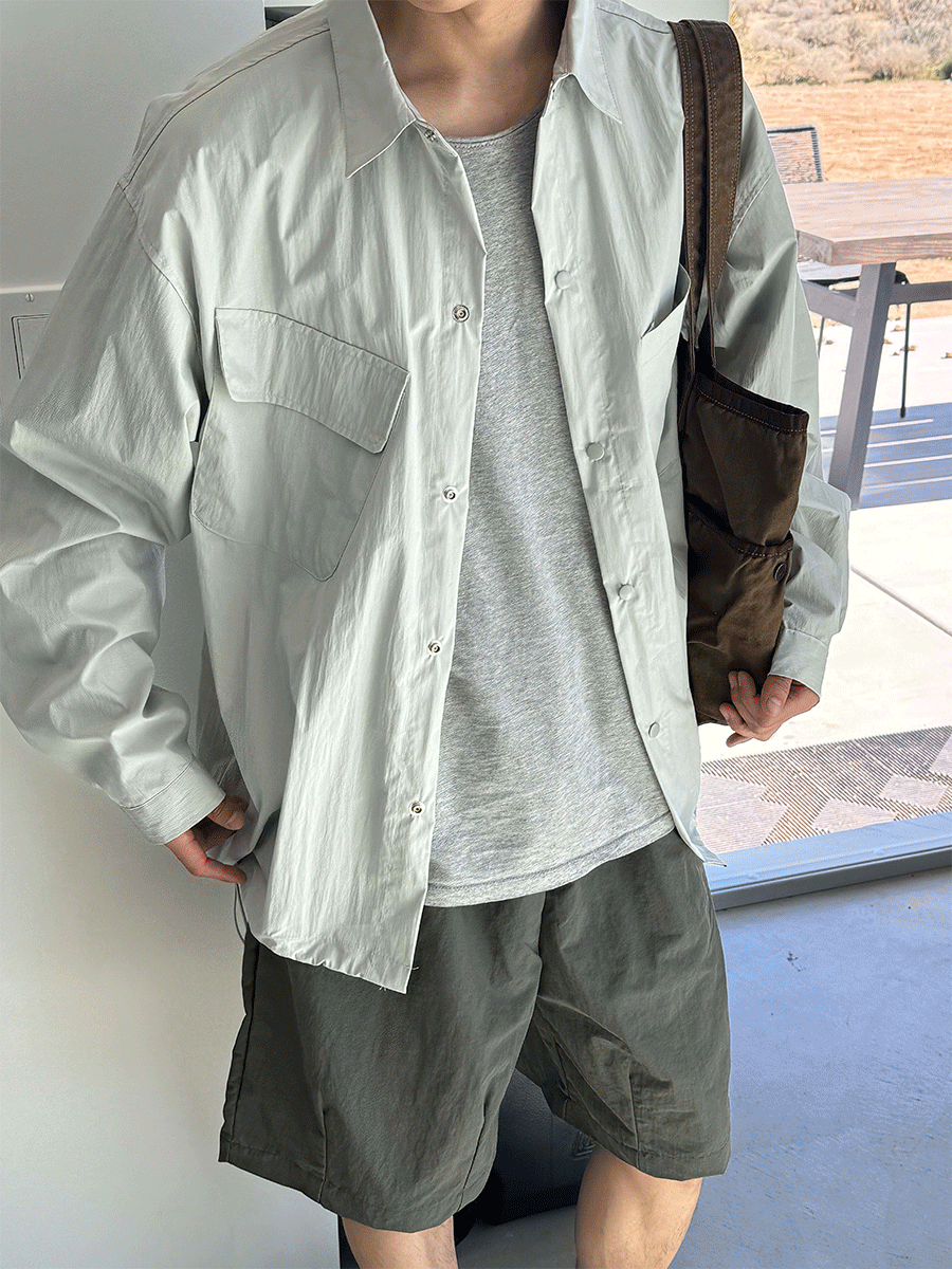 [LA] 클레이 투포켓 셔츠 자켓