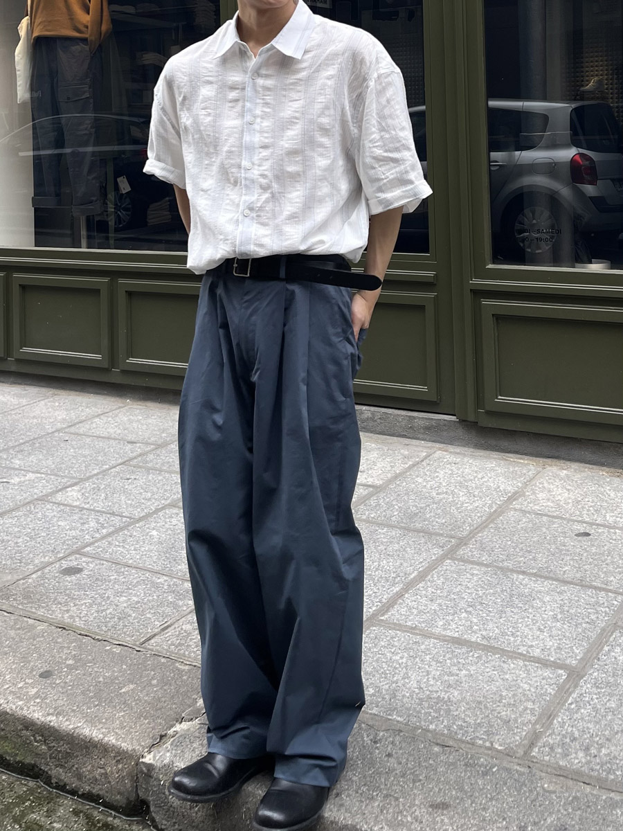 Soho two pin tuck wide pants (5color)