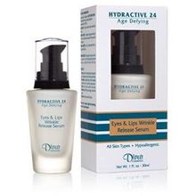 Dinur Cosmetics HYDRACTIVE 24 Eyes &amp; Lips Wrinkle Release Serum 1 fl. oz. 30 ml.Dinur Cosmetics
