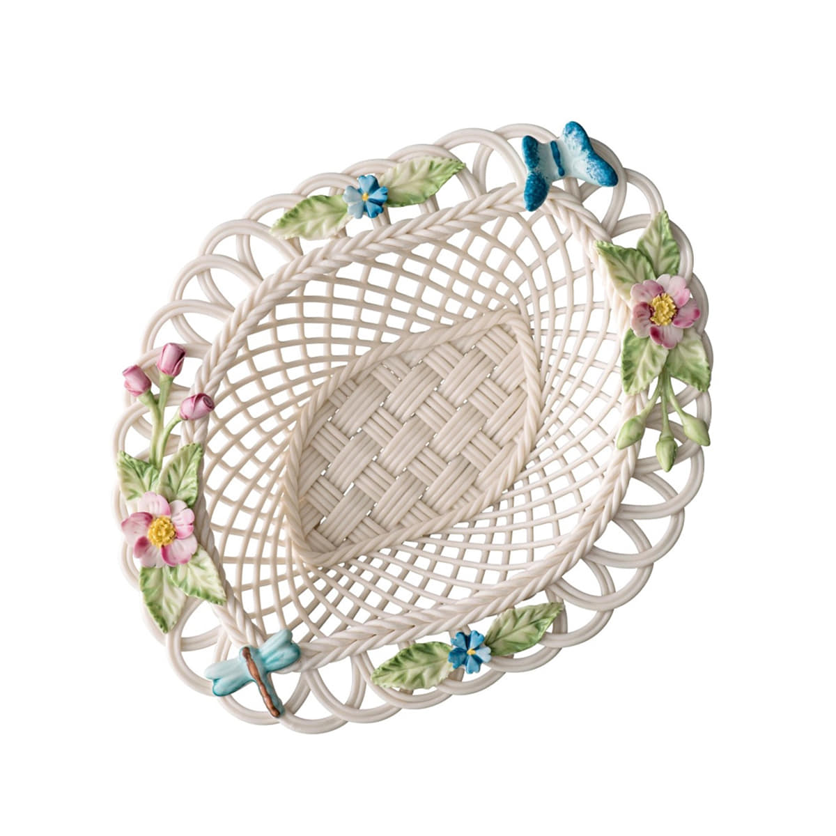 [Belleek] Wild Briar Basket