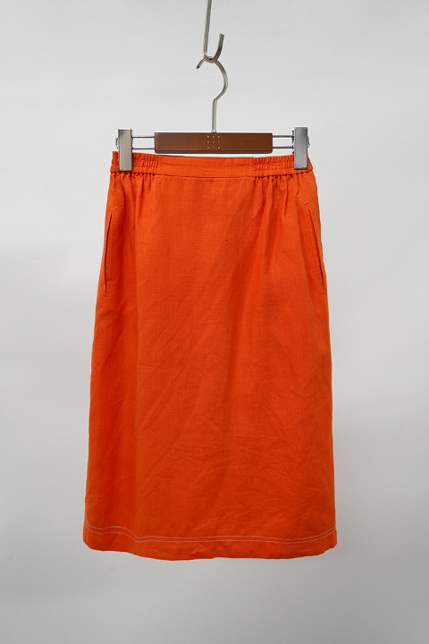 CHRISTIAN DIOR SPORTS - pure linen skirt (23-26)