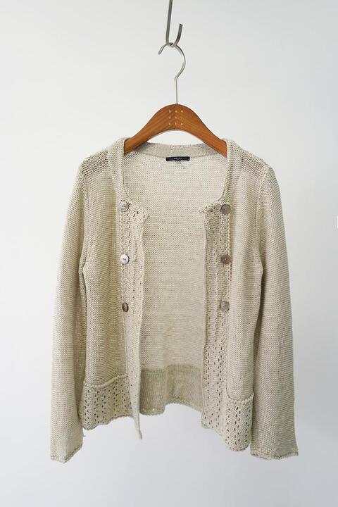 SHIPS - pure linen knit cardigan