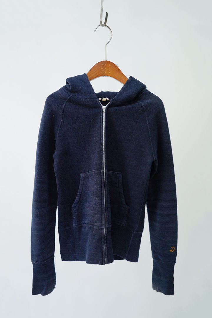 DRESSTERIOR - women&#039;s indigo cotton sweat jacket