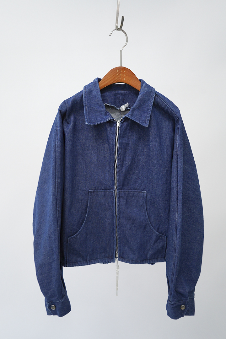 80&#039;s denim drizzler jacket