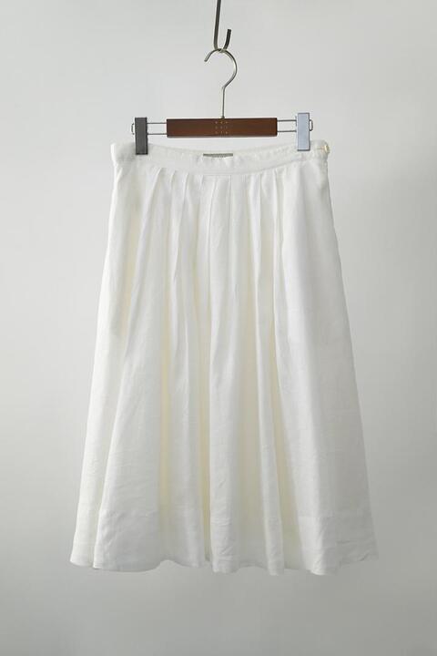 MARGARET HOWELL - pure linen skirt (28)