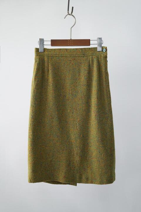 80&#039;s YSL made in france - tweed wool skirt (25)