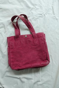 vintage canvas tote bag