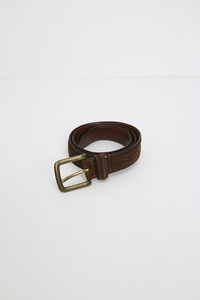 RUFFO ITALY - brass &amp; suede belt