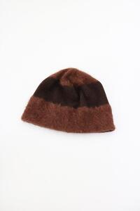 KANGOL - wool &amp; rabbit hair blended beanie