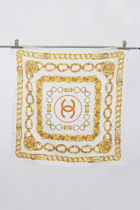 CHANEL - pure silk scarf