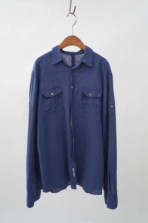 GAS - linen blended shirts