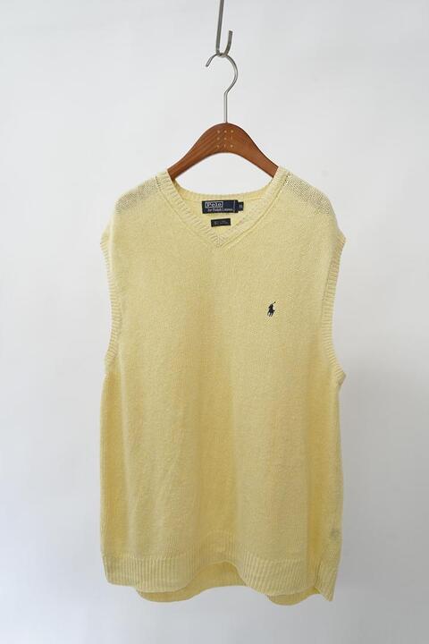 POLO by RALPH LAUREN - linen blended knit vest