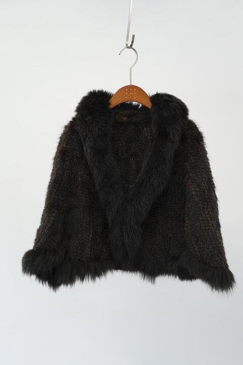 mink &amp; rabbit fur cape