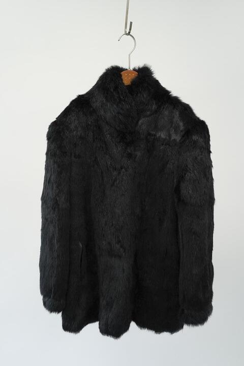 rabbit fur coat