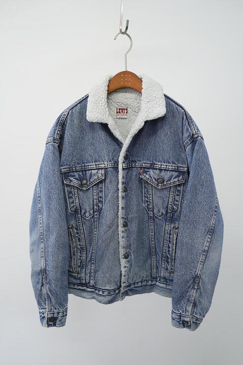 80&#039;s LEVI&#039;S made in u.s.a - sherpa trucker jacket