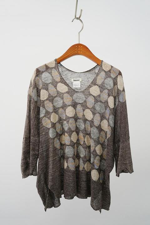 PLANTATION by NAOKI TAKISAWA - linen knit top