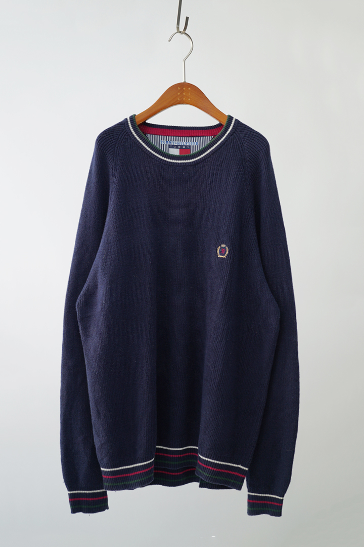 90&#039;s TOMMY HILFIGER - cotton knit sweater