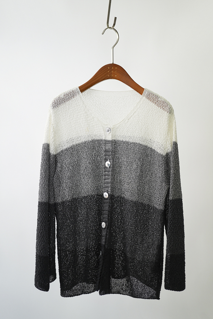 CARAVAN - paper blended knit cardigan