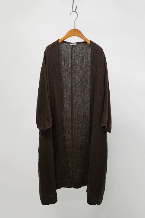 FOG LINEN WORK - pure linen coat