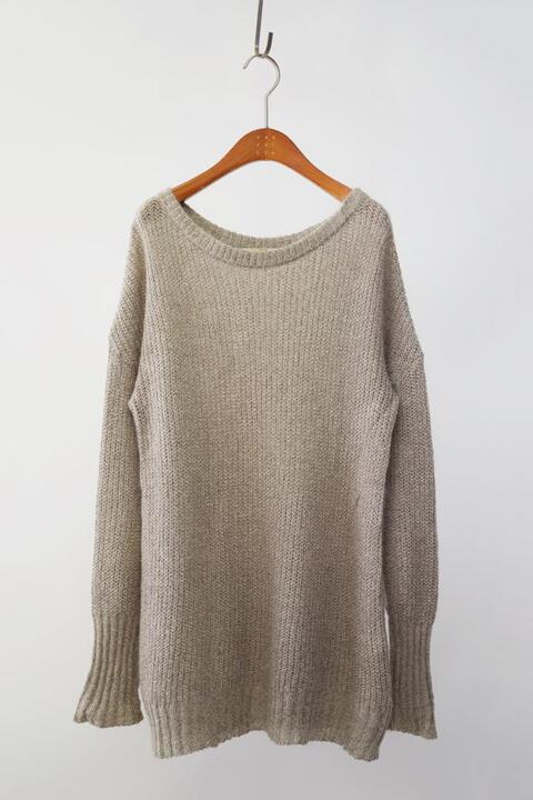 HELIOPOLE - linen &amp; mohair blended knit top