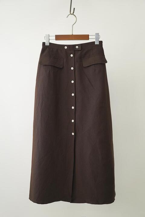 MOUSSY - linen blended skirt (24)