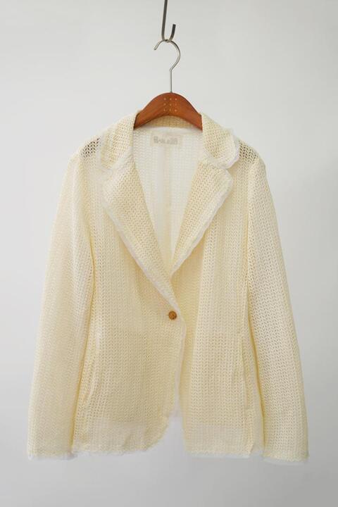 BASILE 28 - pure linen net jacket