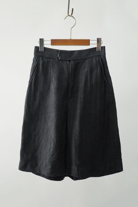 CURENSOLOGY - pure linen wide shorts (26)
