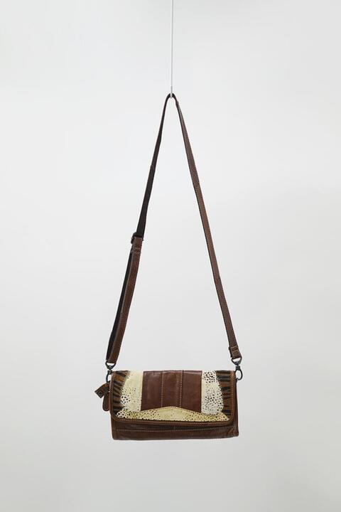 vintage patchwork leather bag