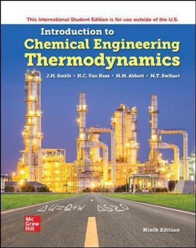 Introduction to Chemical Engineering Thermodynamics   9ed (외국도서)( 번역본 제목 : 화학공학 열역학 9판) / 9781260597684