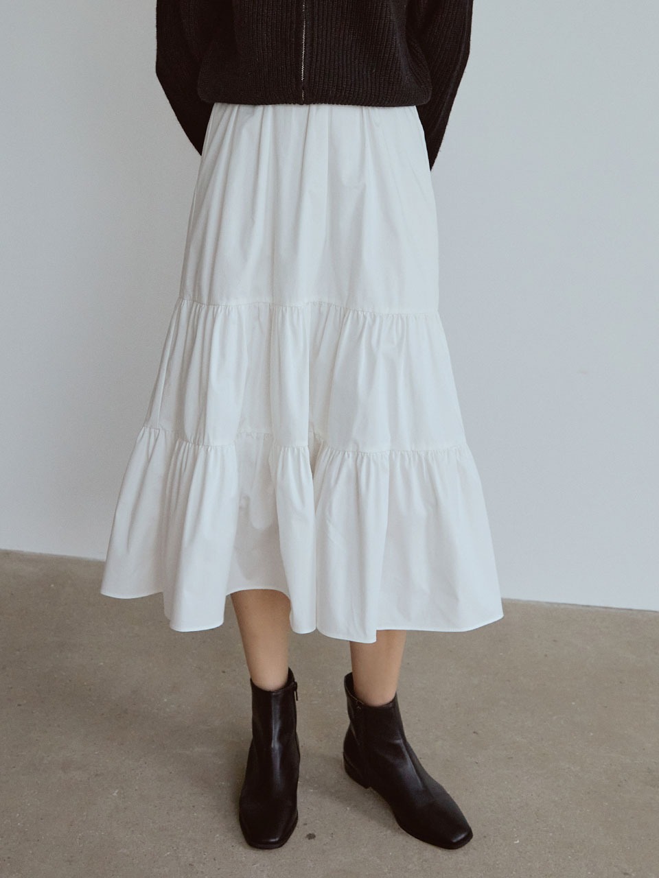 Lovely Cancan Skirt (White)