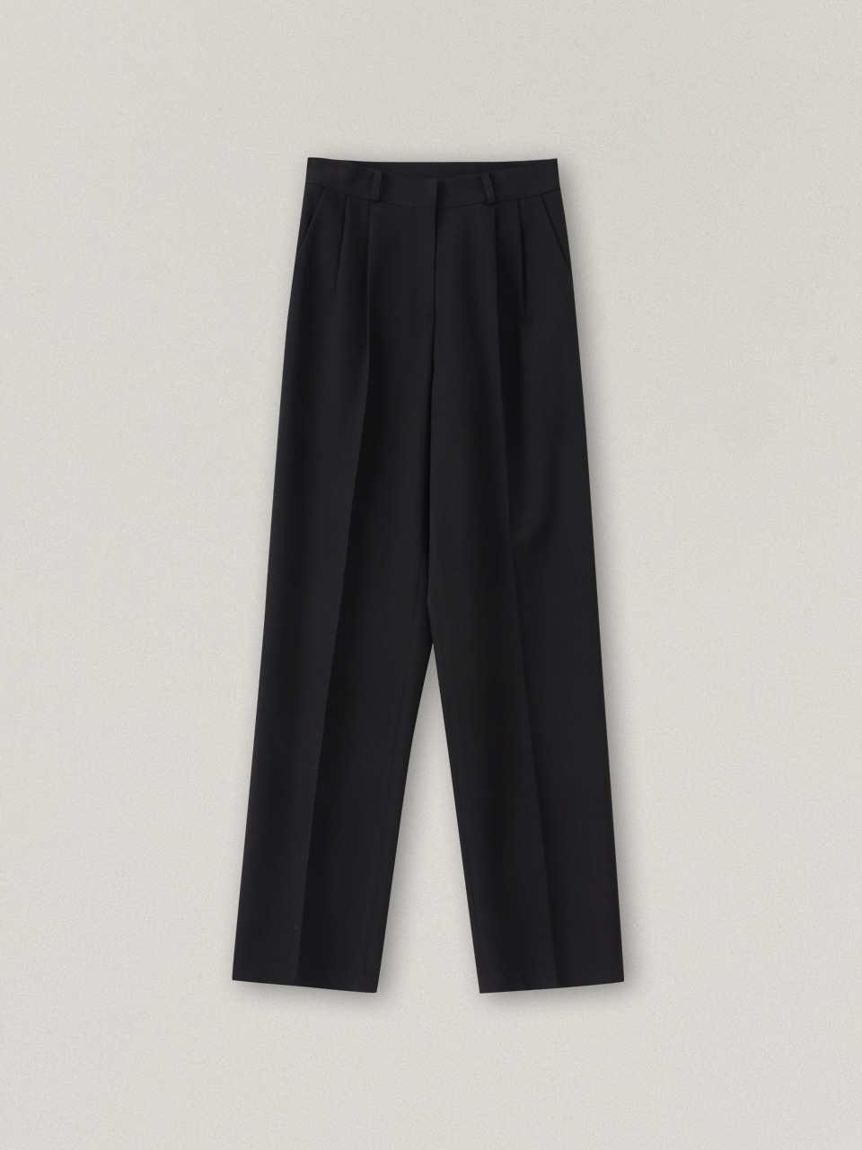 Classic wool slacks (black)