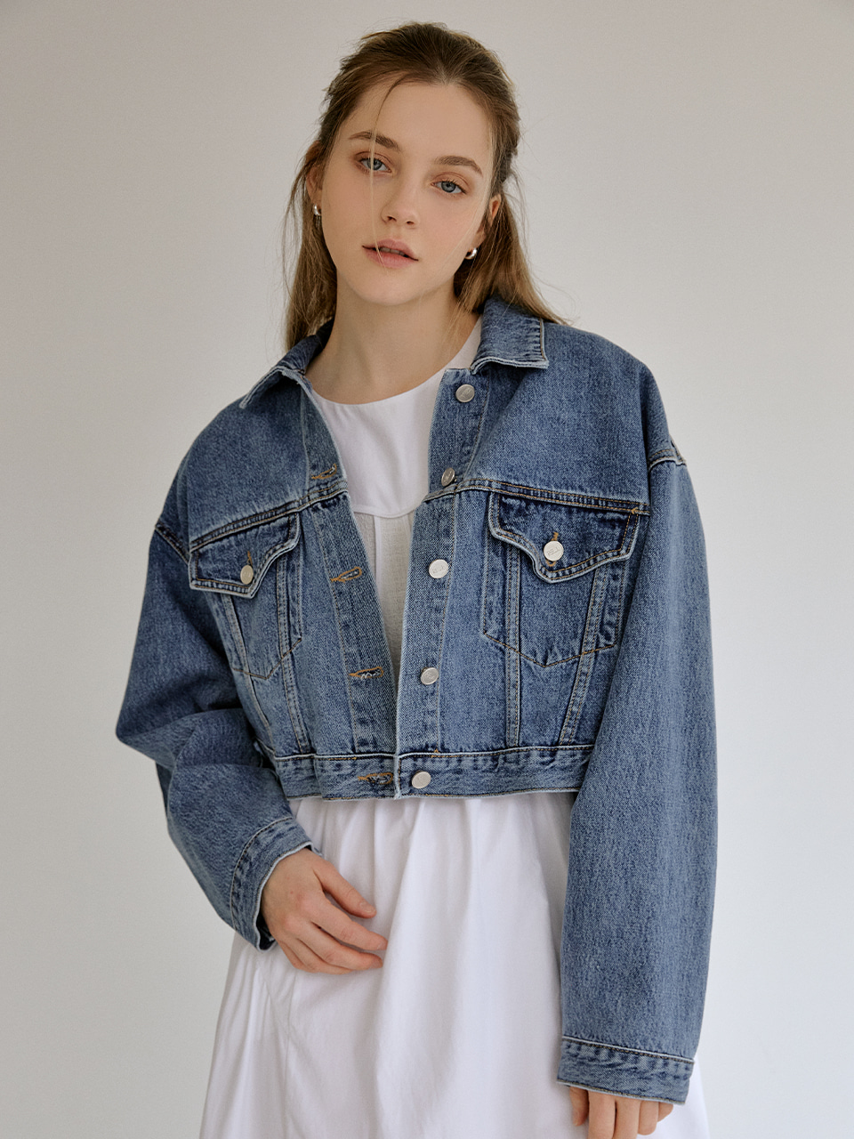 Sole denim jacket (blue)