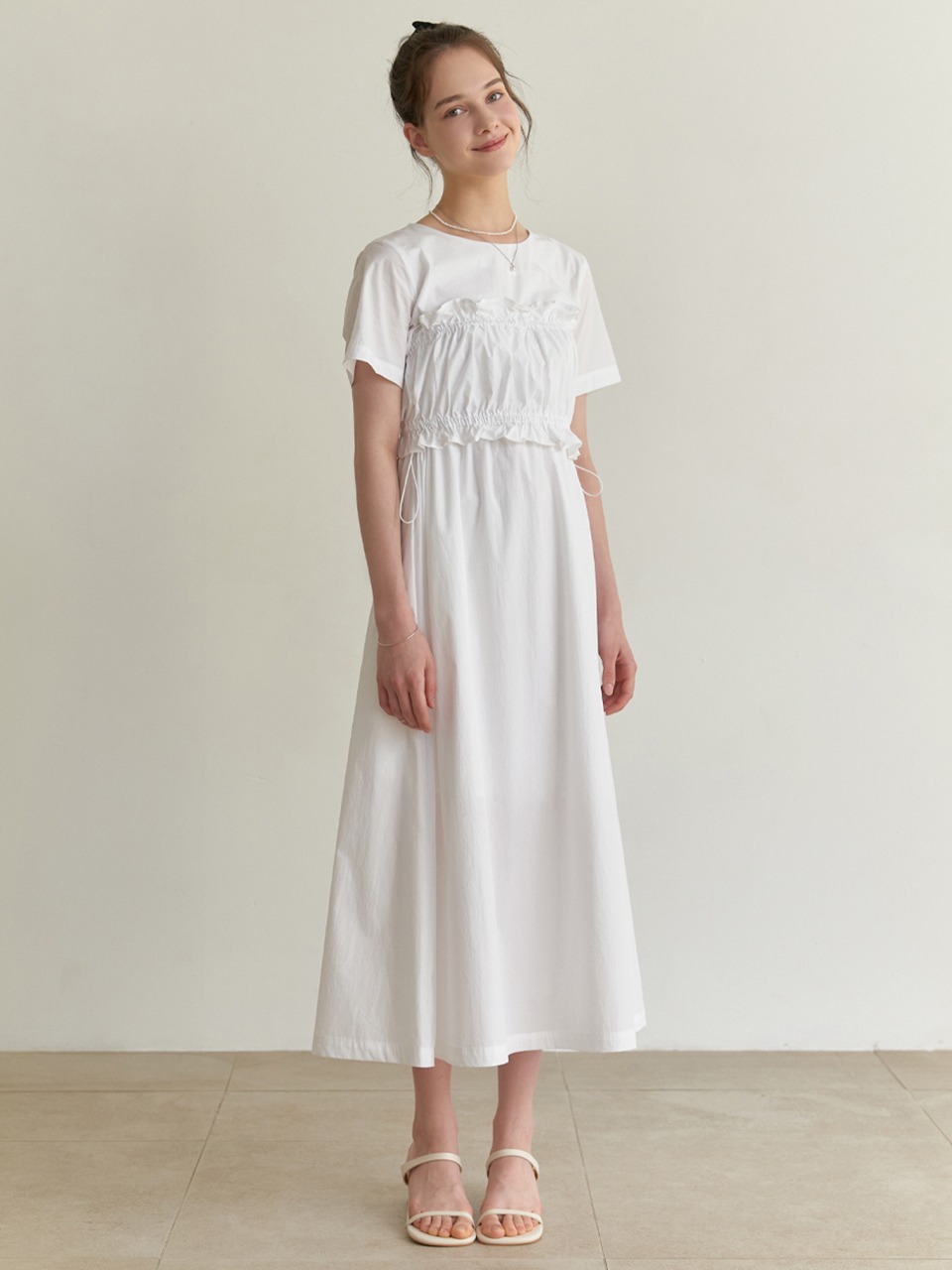 Flavor layered set dress (white)
