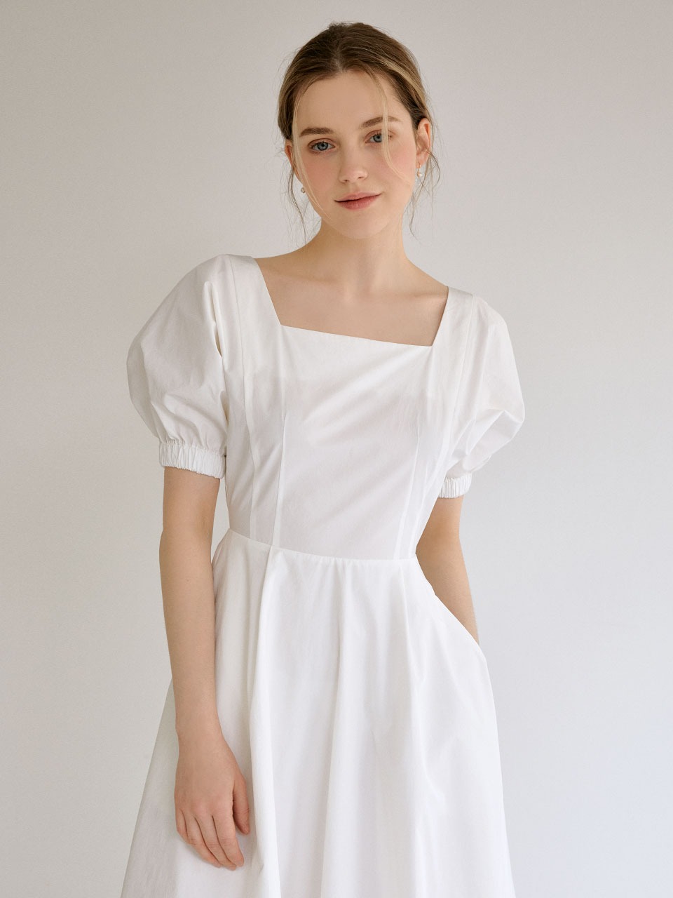 Grove square dress (ivory)