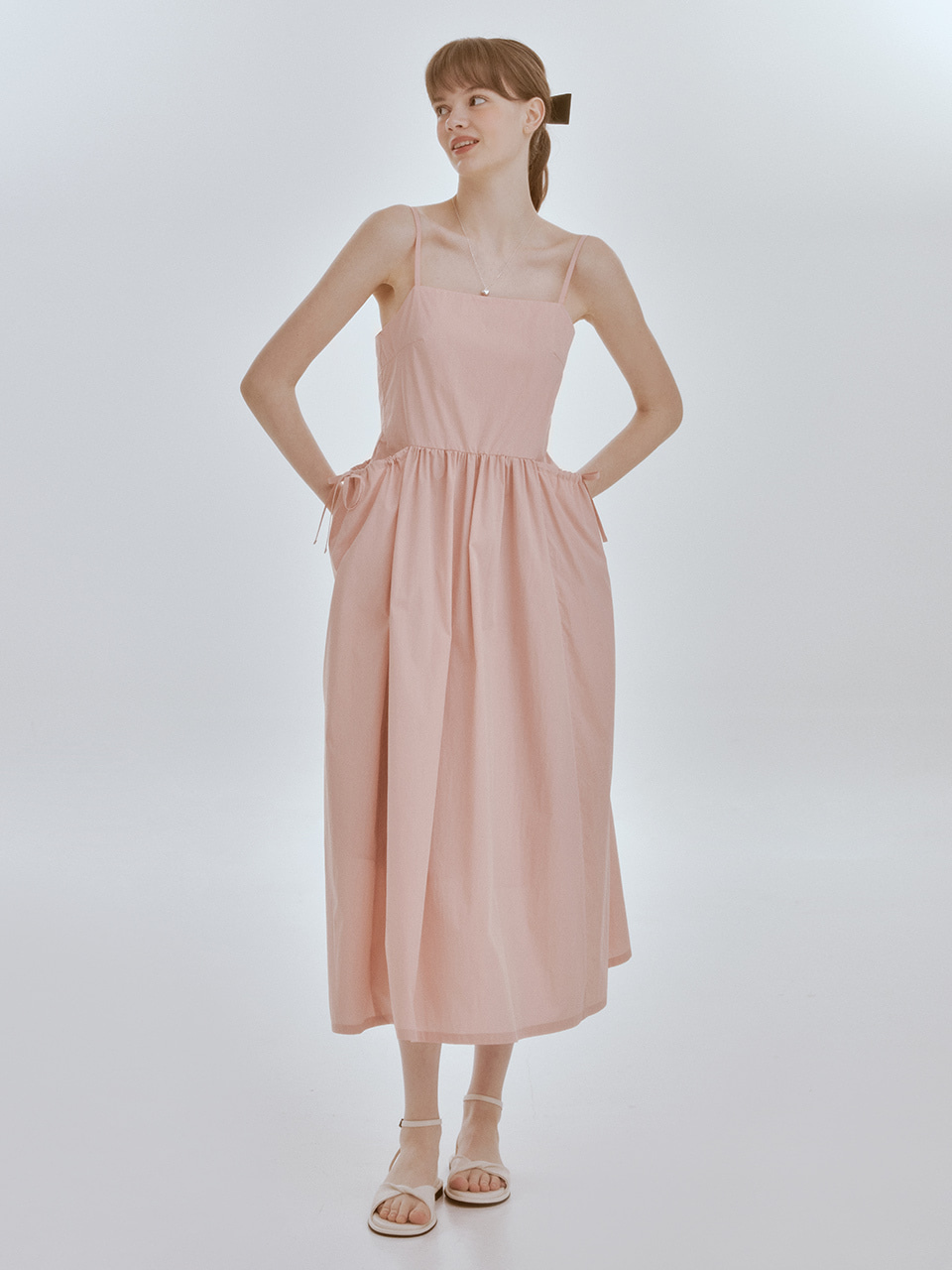 Float string dress (pink)