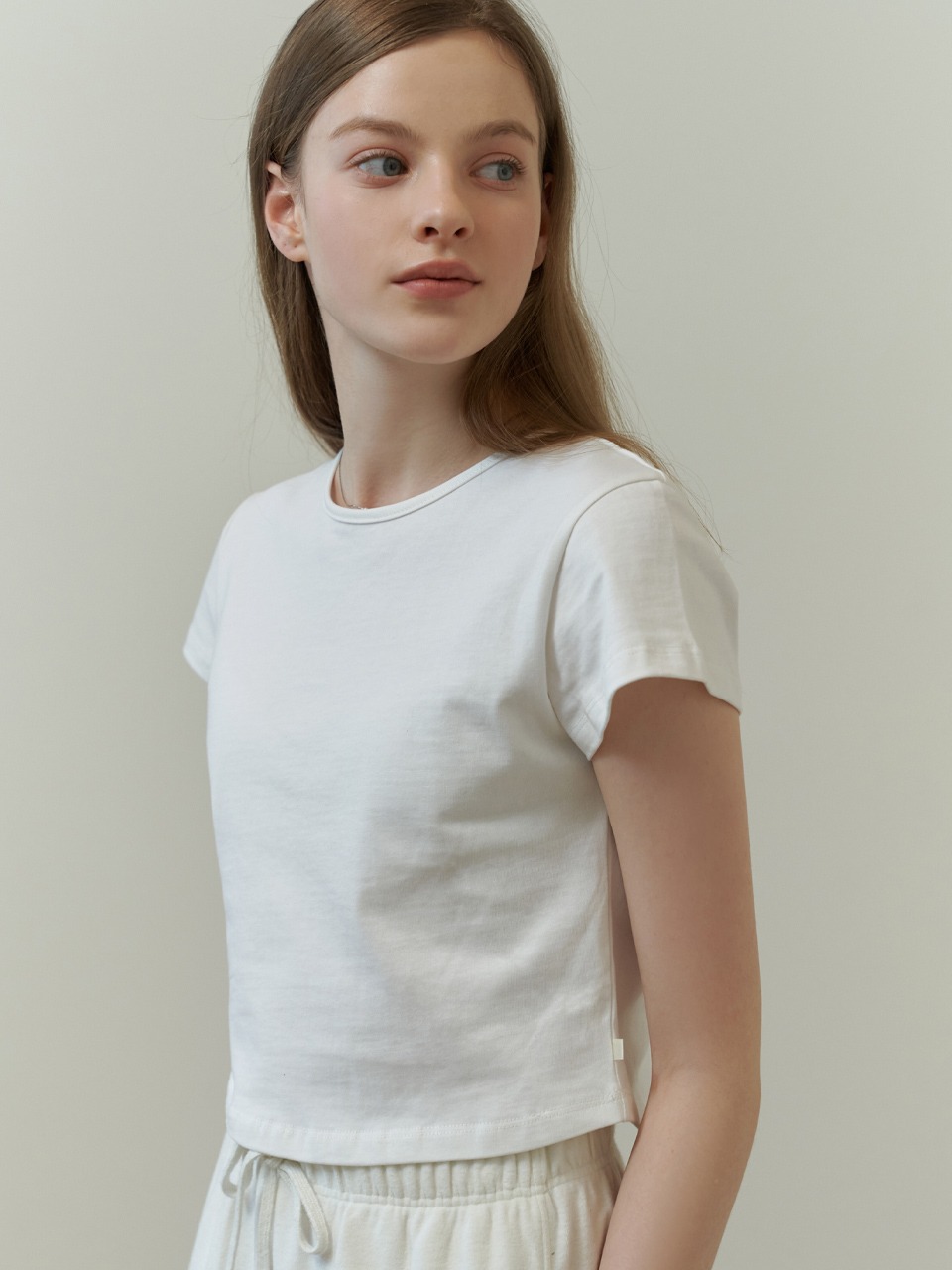 Odd half t-shirt (white)