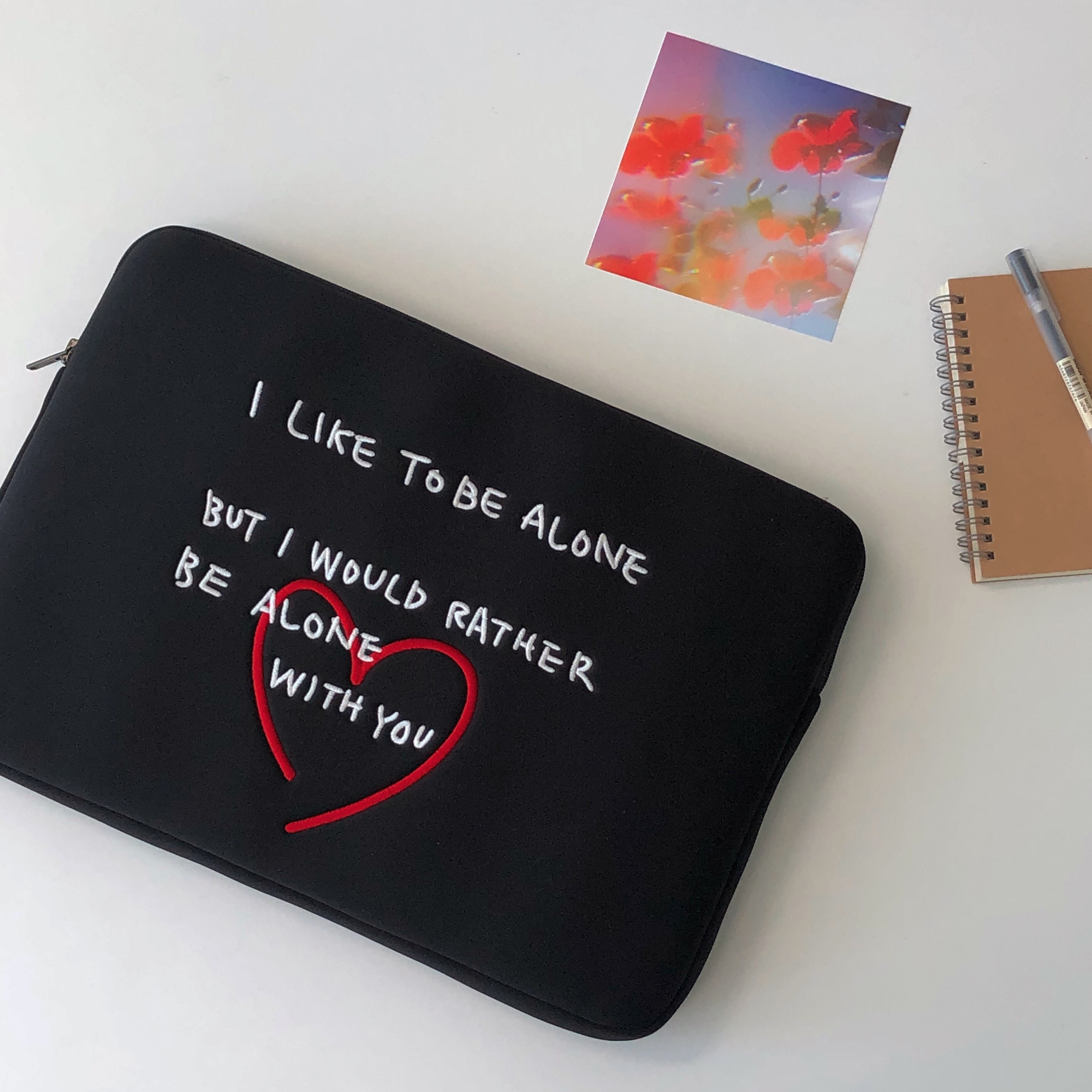 Heart laptop pouch (2차 재입고)