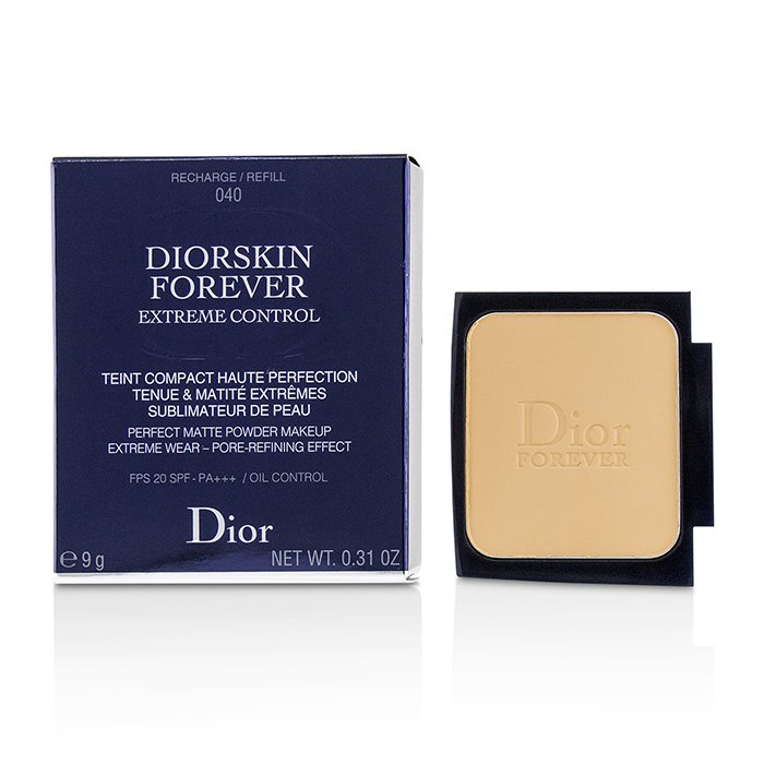 크리스챤 디올 Diorskin Forever Extreme Control Perfect Matte Powder Makeup SF 20 Refill 040 Honey Beige 9g