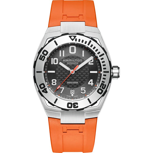해밀턴 HAMILTON H78615985 Khaki Silicone Wrist Watch