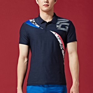 ST-1553 남성용 볼링 티셔츠 (NAVY/PINK/BLUE)