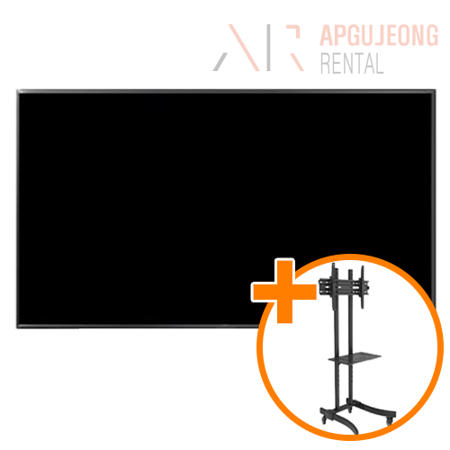 TV 렌탈 거치대포함 가전제품 대여 55인치 티비 임대