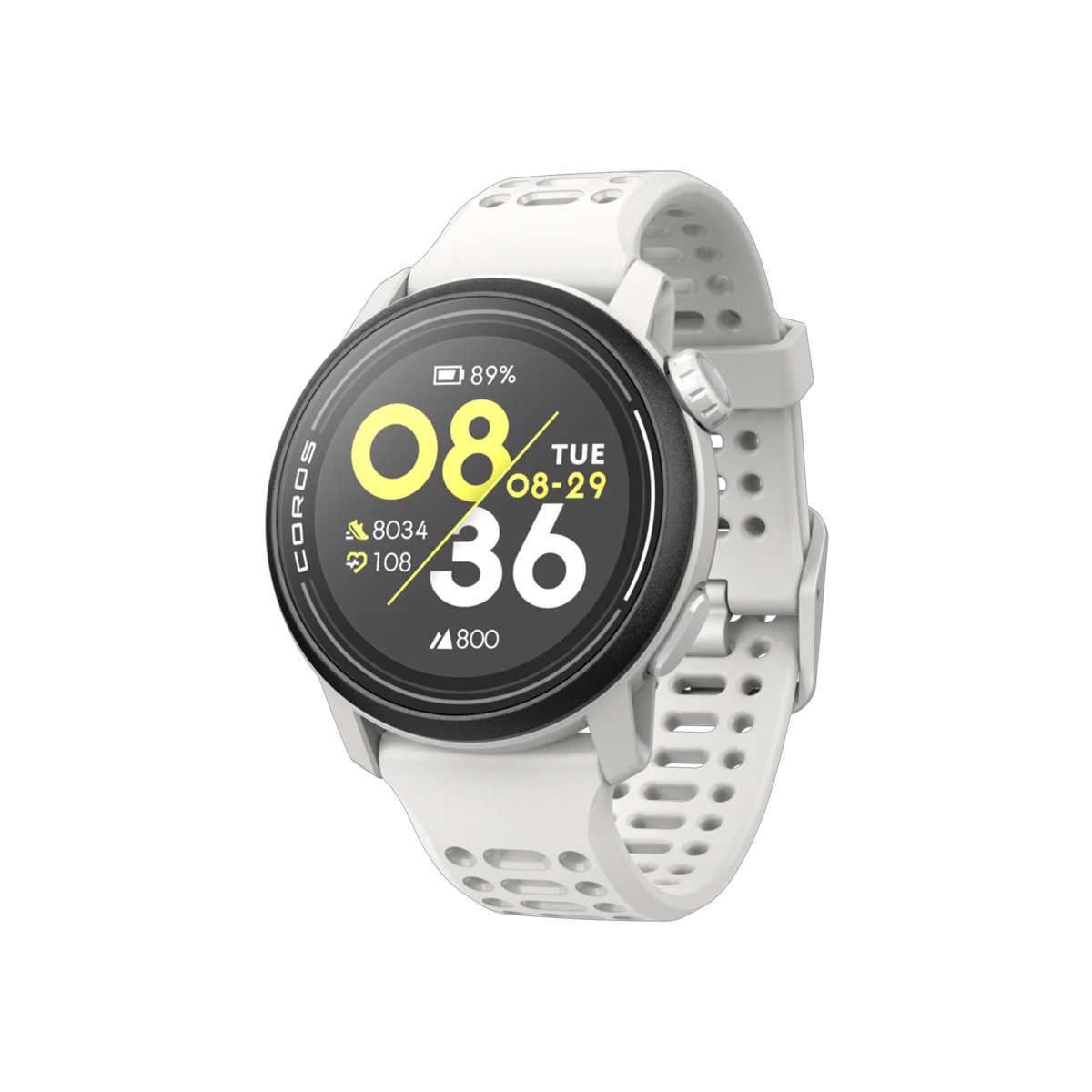 코로스 페이스 3 화이트 실리콘 밴드 GPS Sports Watch 스마트 워치