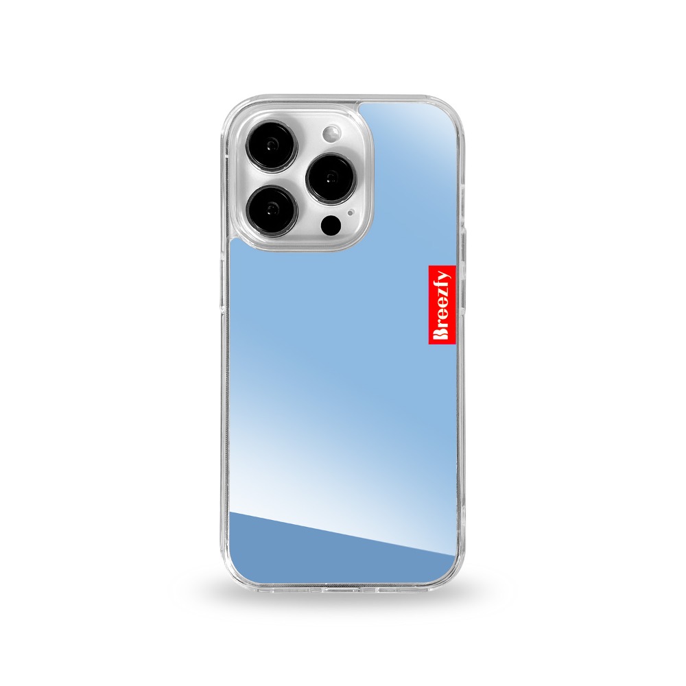 브리즈피 아이폰15 시리즈 맥세이프 미러 폰케이스 NEON BLUE