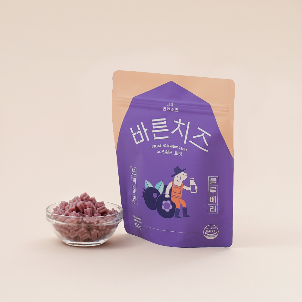 바른치즈 모짜렐라&amp;블루베리 200g