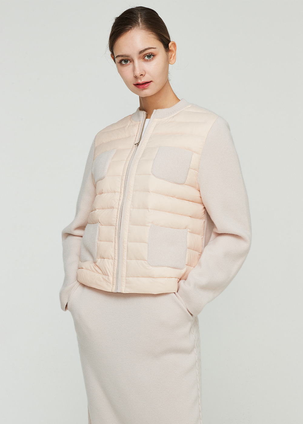 Round Goose Mix Jacket (blossom) 20%