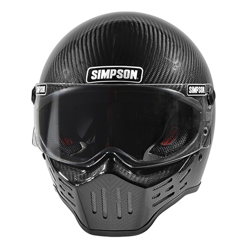 [심슨 M30 카본 헬멧] SIMPSON - M30 BIKE HELMET - BLACK CARBON