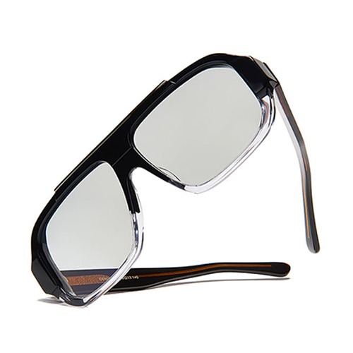 [인다이스 윈드 블럭 변색 선글라스] INDICE - Wind Block Sunglesses TWO Tone High End (Polarized Gray/Black/Clear)