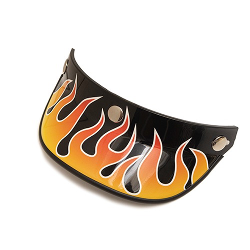 [에딜롯 X 조밀스튜디오 미니 모토 바이져] EDIROT X JOMIL STUDIO - Mini-moto Visor FLAME (3color)