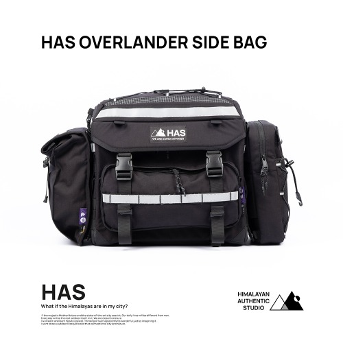 [하스 오버랜더 사이드백] HAS EQUIPMENT - OVERLANDER SIDE BAG (2WAY SET)