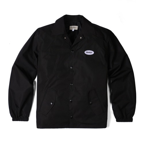 [에딜롯 버클러 코치자켓] EDIROT - Buckler Coach jacket (BLACK)